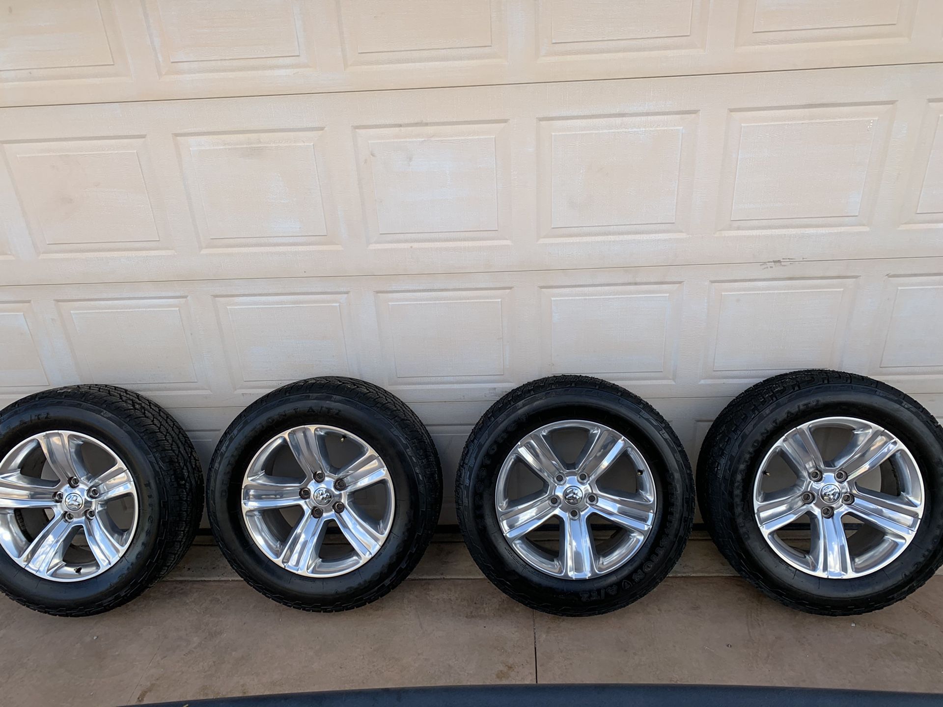 Brand new 20 inch ram rims and tires