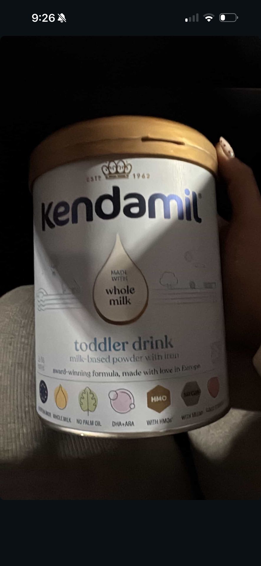 New Kendamil Whole Milk Toddler