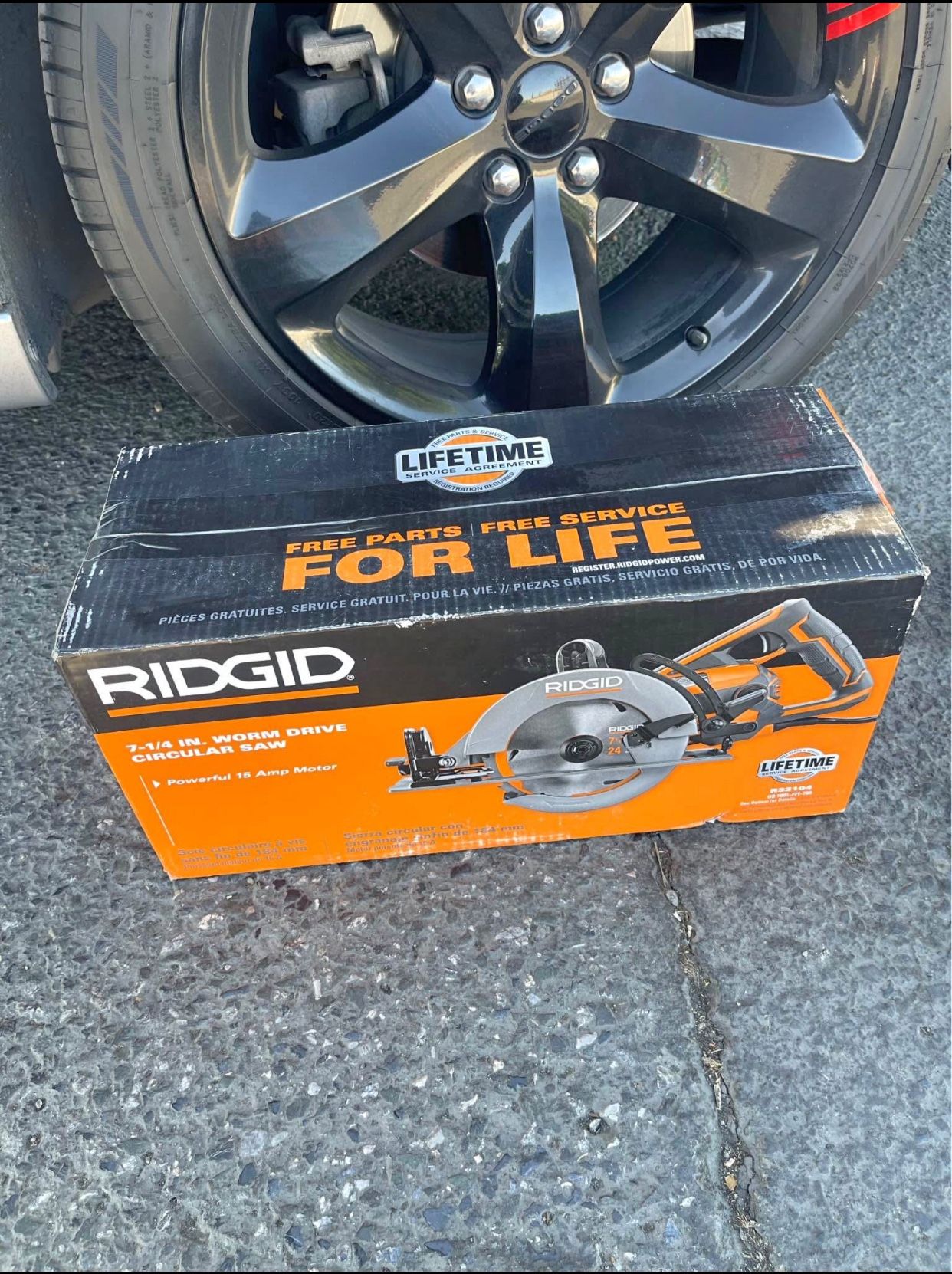 RIDGID Z-1/4 IN. WORM DRIVE CIRCULAR SAW
