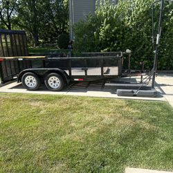 14x7 Big Tex Utility Trailer 
