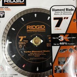 Ridgid 7 Inch Diamond Blade 