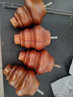 5.5 inch wood furniture legs