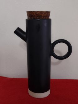 Vintage Modern CRATE & BARREL Black Matte Pitcher Very Rare MCM Creamer