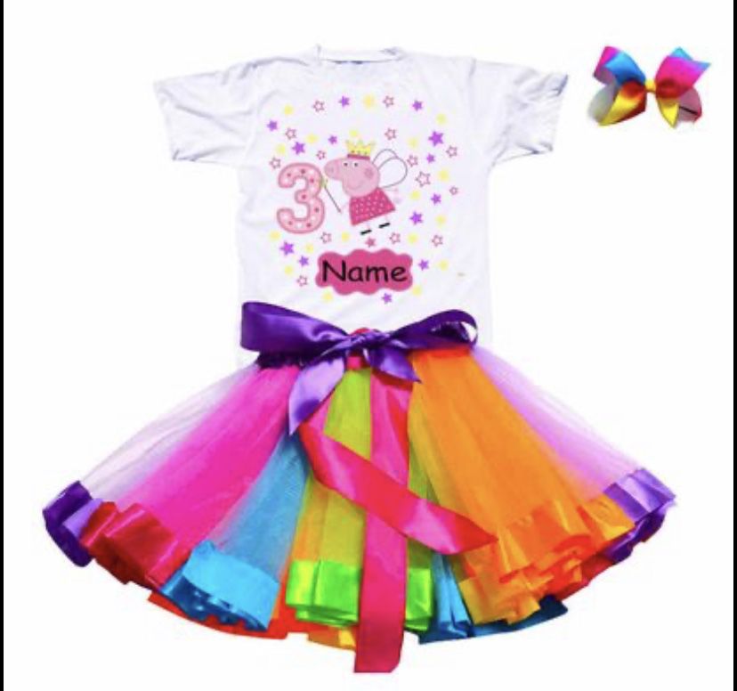 Peppa Pig 3T Party Outfit 