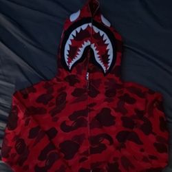 Red BAPE Hoodie