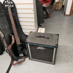 Ibanez 4 string Bass. Peavy Amp Is Sold!