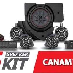 Can-Am  Kicker Ssvworks Phase 5 Audio System  (New)