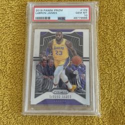 🔥🔥2019-2020 Panini Prizm LeBron James Base PSA 10 Gem Mint🔥🔥