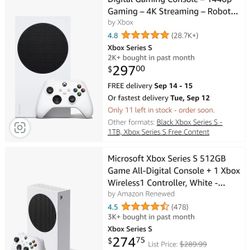 Xbox Series S - 1TB (Black)-512GB(White)