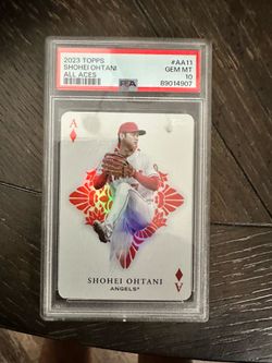 Shohei Ohtani  topps all aces PSA 10