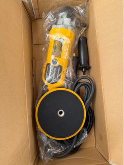 DEWALT Buffer Polisher, 7-in-9-in, 12 amp, Variable Speed Dial 0-3,500 RPM’s, Soft Start Corded Car Buffer (DWP849X)