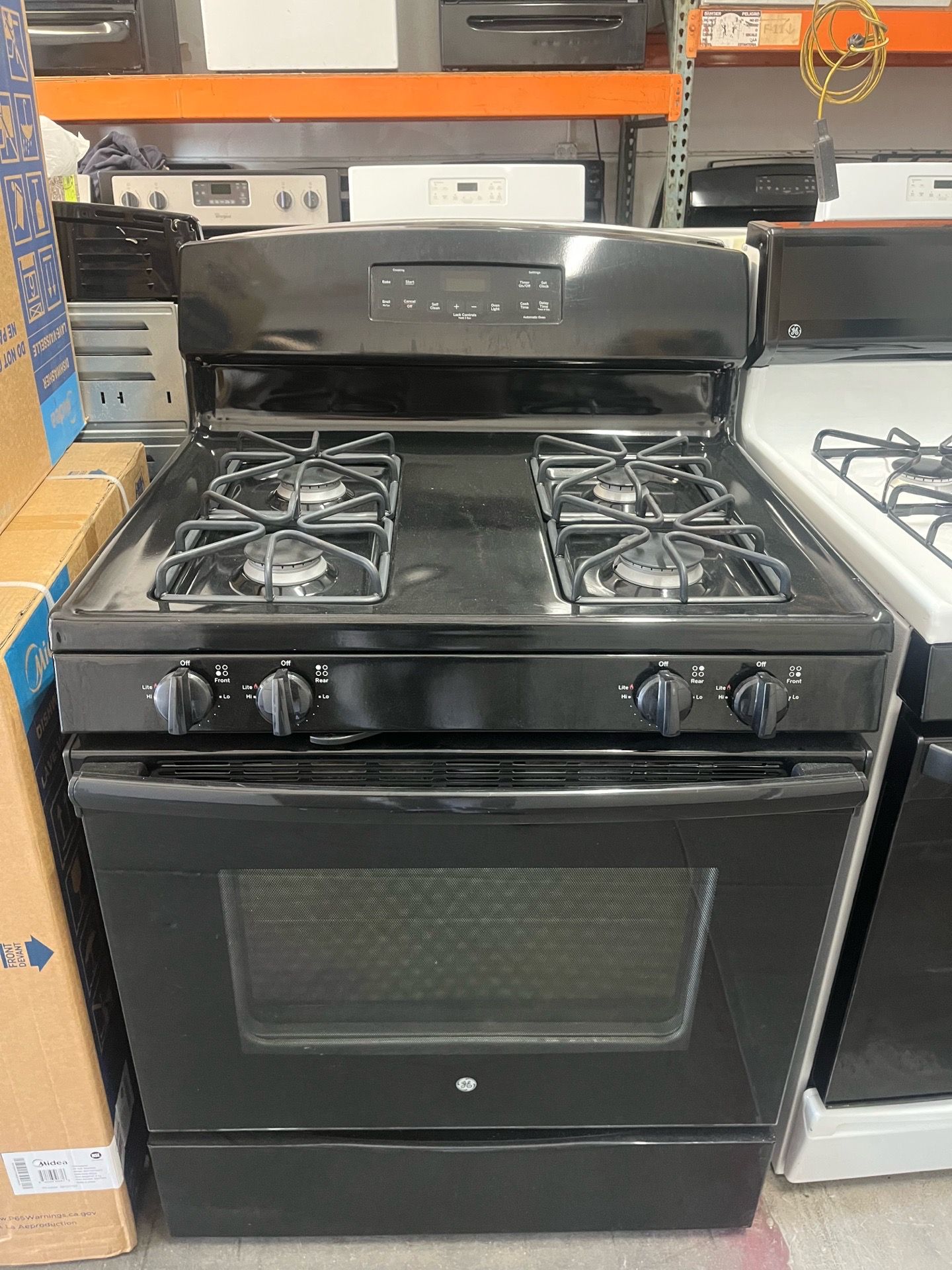30 in black stove