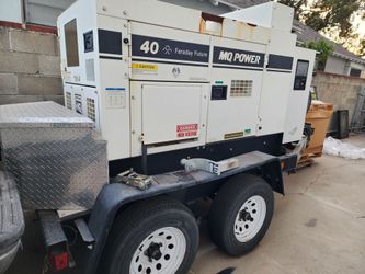 2016 MQ Power Whisperwatt 40 Towable Generator 633 hours, TIER 4F with 25KW Signet DC fast charger