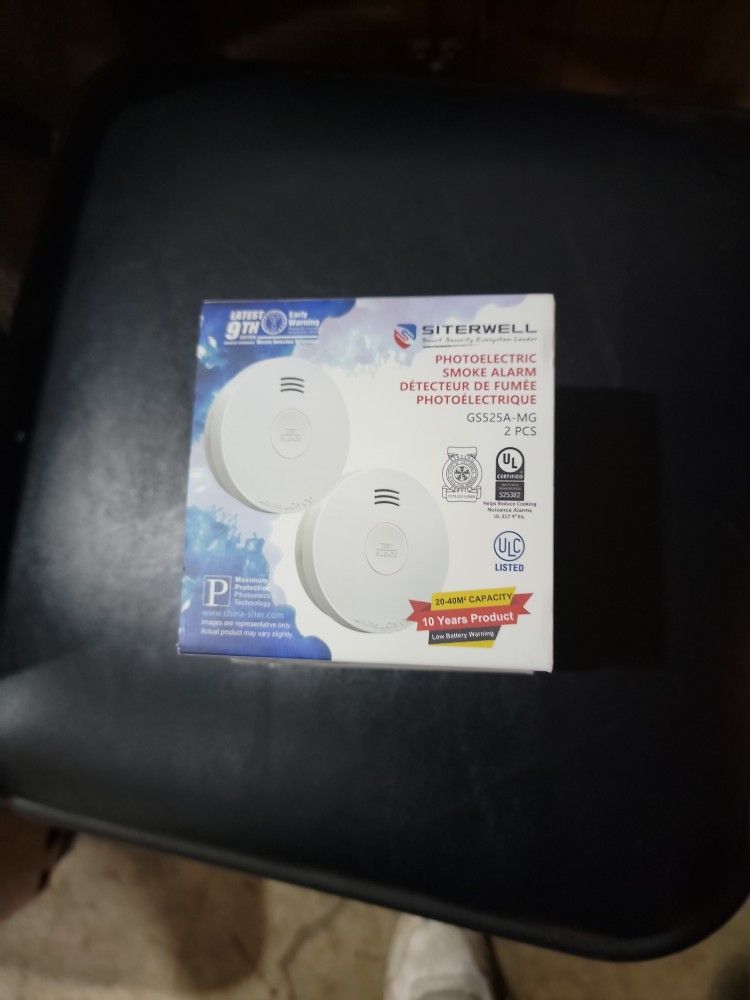  Pack of Two  Smoke Alarm 