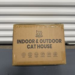 Apasiri Heated Cat House Weatherproof - Insulated Outdoor Cat Shelter 