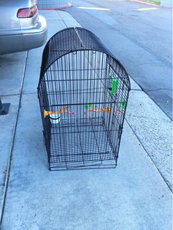 Large bird cage. No bottom