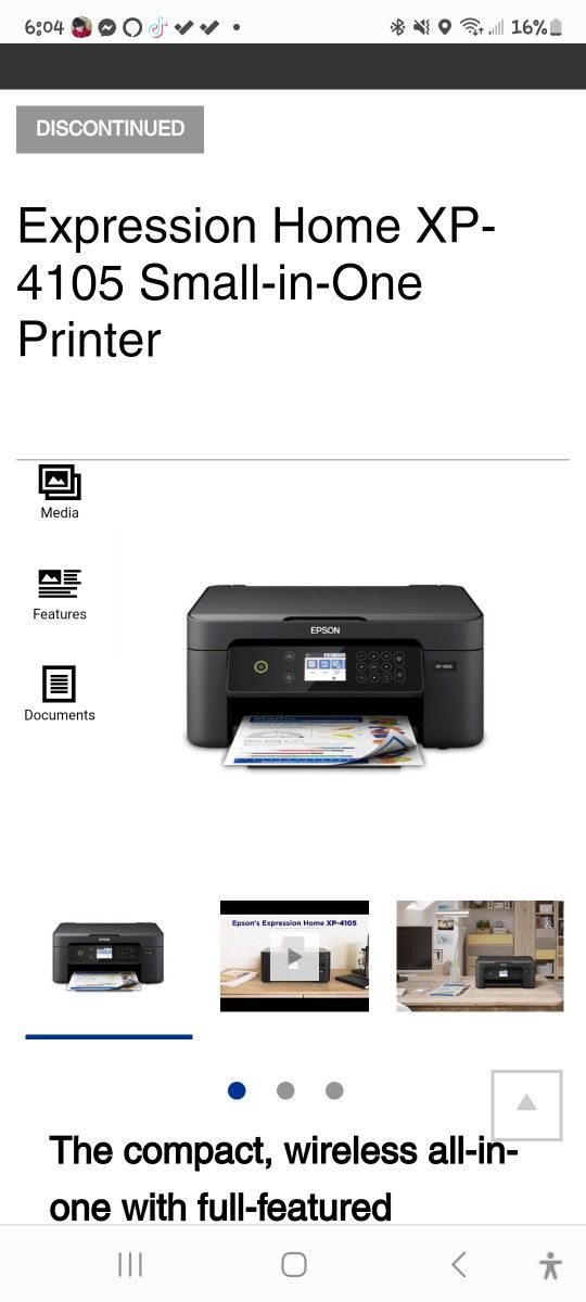 Epson EX-4105 Home Expressions Printer