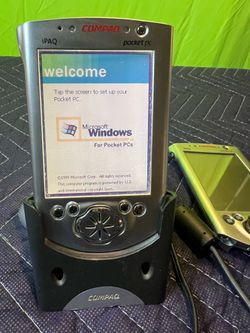 Vintage Compaq iPAQ H3150 & H3650 Pocket PC Bundle–Tested Works