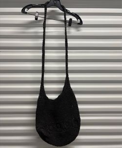 Black Knit Shoulder Purse Nice Style