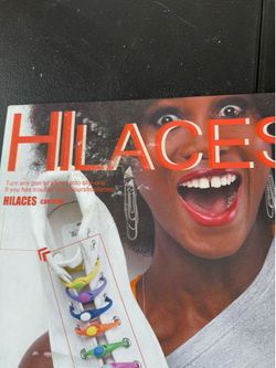 HiLaces … no more fuss with shoe ties .. make your shoes into slip ons.