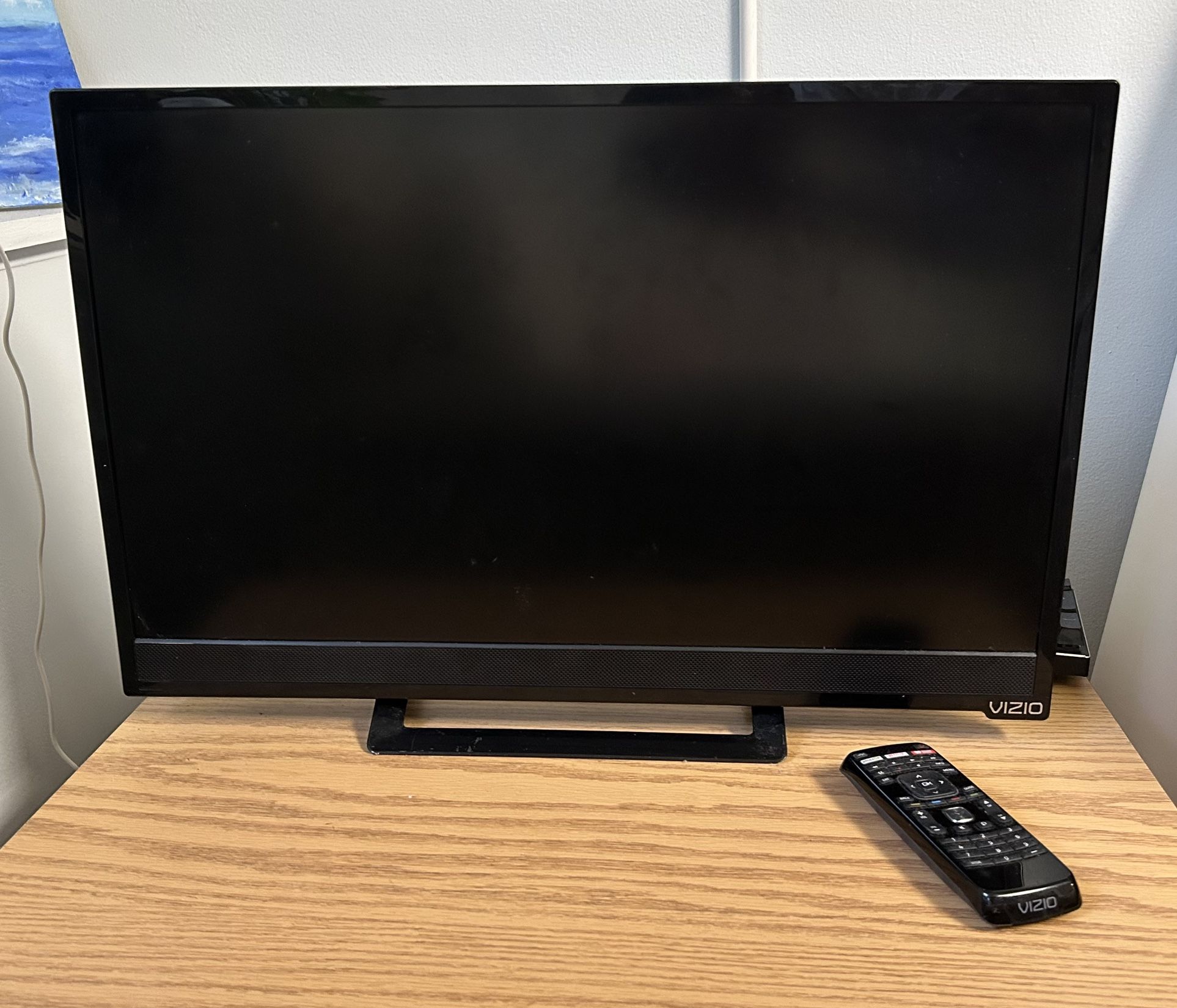 Vizio E24-C1 24" 1080p LED Smart TV – With Stand & Remote