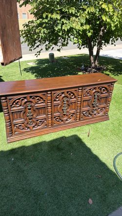 Ornate Carved Wood dresser