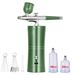 Cordless Airbrush Kit with Compressor Kit Paint Spray Gun Makeup Nail Tattoo