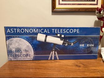 Astronomic portable telescope 80/600