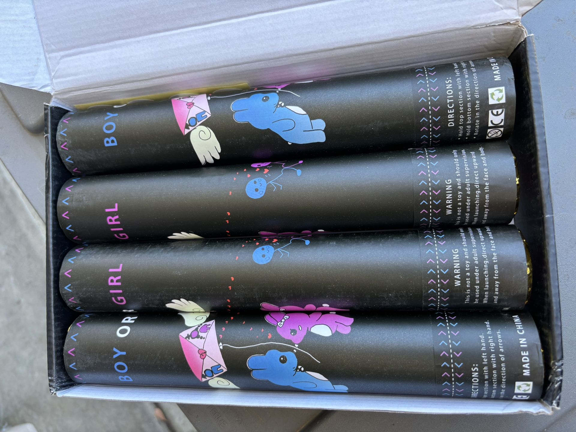 Gender Reveal Poppers