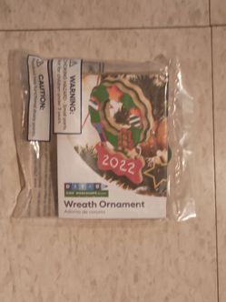 3/$10 🌟 NEW Lowe's Kids DIY Wreath Holiday Ornament 2022