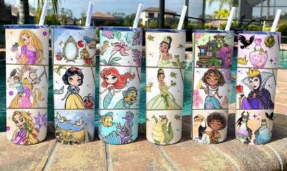 Disney princess 20oz Tumblers