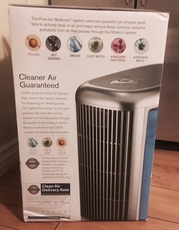 Brookstone ion air on sale purifier manual