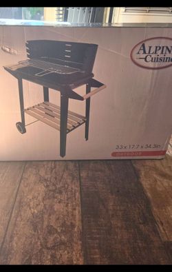 NEW Alpine Cuisine Charcoal BBQ Grill — $60 OBO
Brand new — still in the original box! 📦🔥 Never used or assembled.