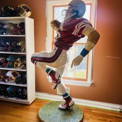 Football Player Life Sized Statue