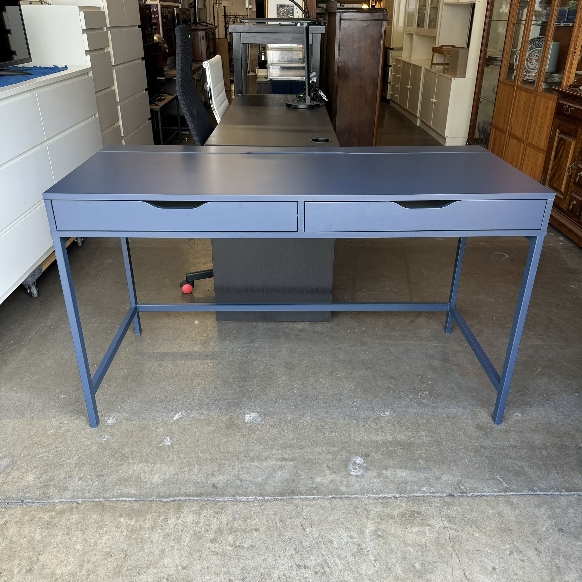 IKEA ALEX Desk Navy Blue Excellent Condition Like New