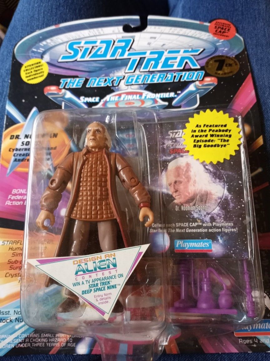 Star Trek The Next Generation Dr Noonian Soong-Still Sealed