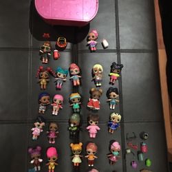 Huge Lot LOL Dolls 23 Dolls 2 Babies Accessories 
