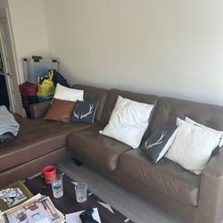 Custom Leather Couch