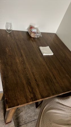 Solid wood table