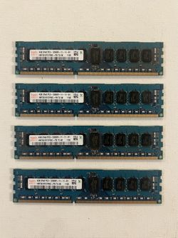 4GB 2Rx8 PC3-12800R-11-11-B1 RAM