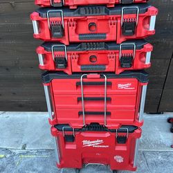 Milwaukee Packout tool boxes asking $460 for everything thanks only selling all together so don’t ask for separate thanks
