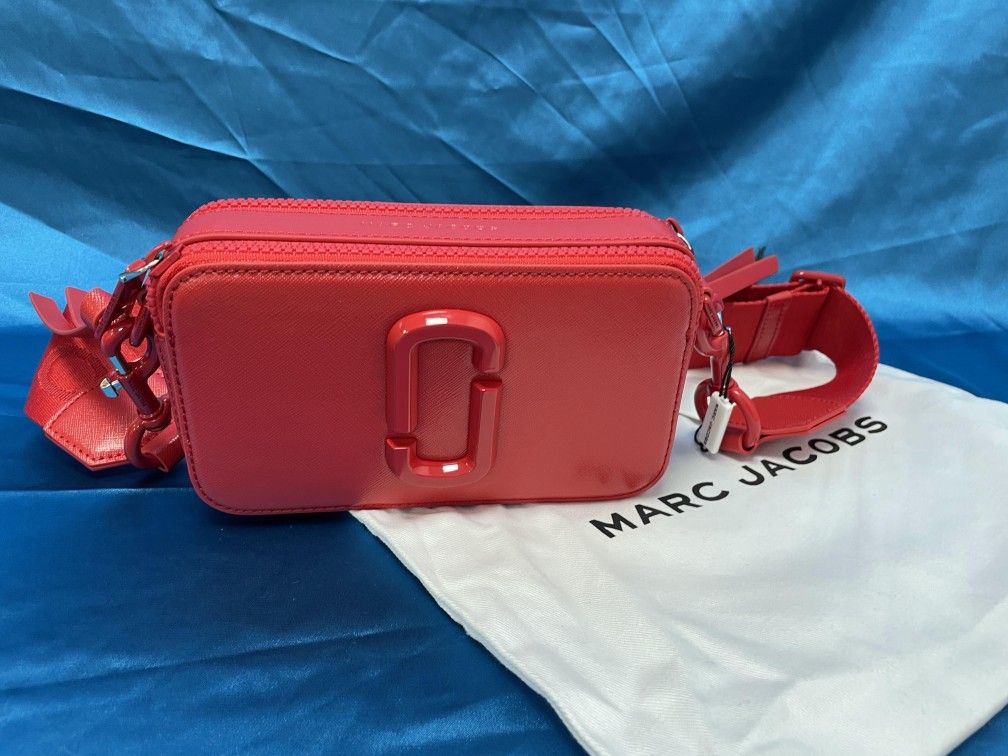 Marc Jacobs Snapshot Crossbody Bag Sandcastle Geranium