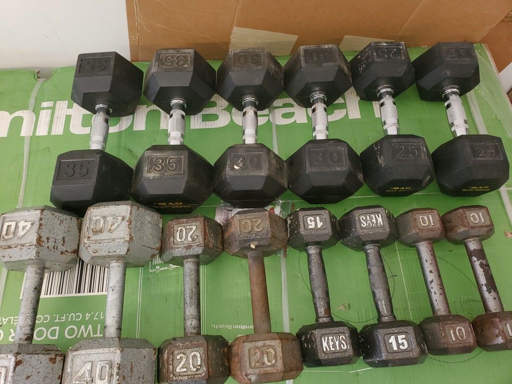 Full Dumbbell Sets 10-40