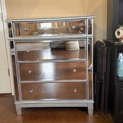 Silver Mirror Dresser