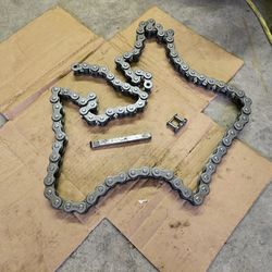 80 PRC Roller Chain with Master Link, 7 feet, brand new