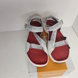 Motion Dune Backstrap Sandle With White Webbing 