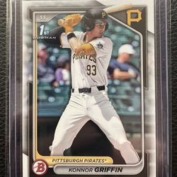 2024 Konnor Griffin 1st Bowman Rookie Card #BD-22 . #1 Prospect in MLB. Pittsburgh Pirates