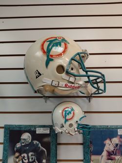 Miami Dolphins Helmet & Mini Helmet