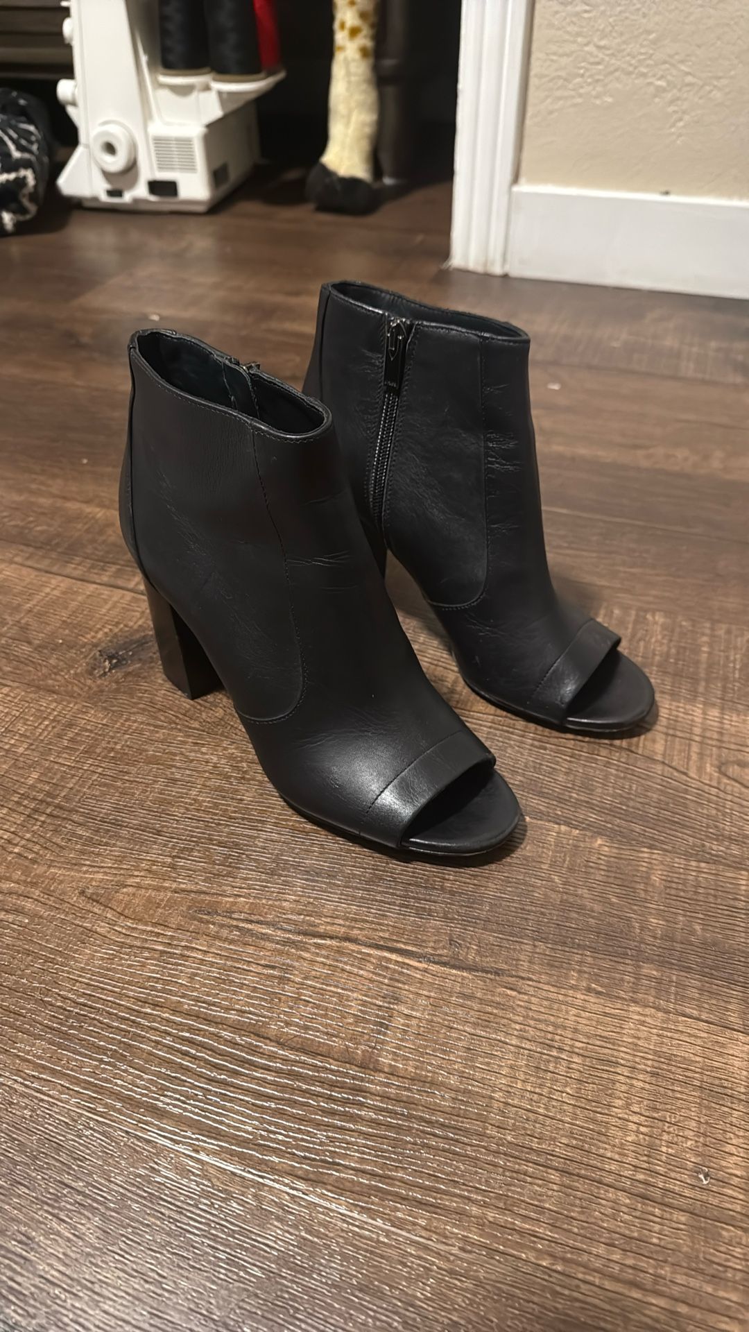 Vince Open Toe Boots