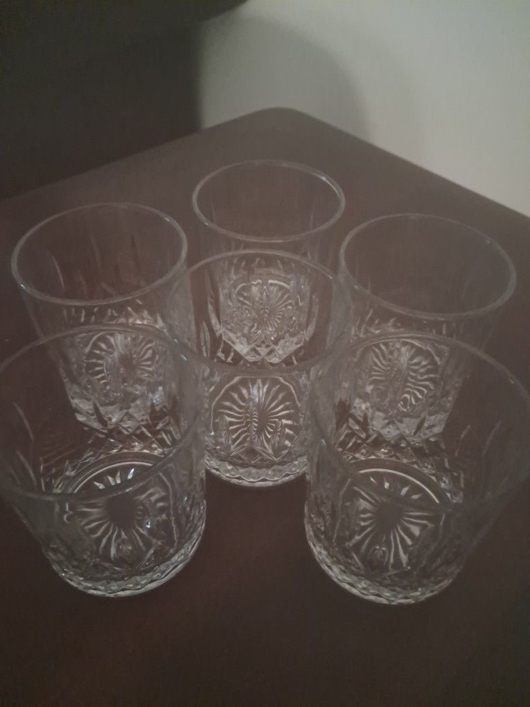 New 8 Oz. Cut Glasses